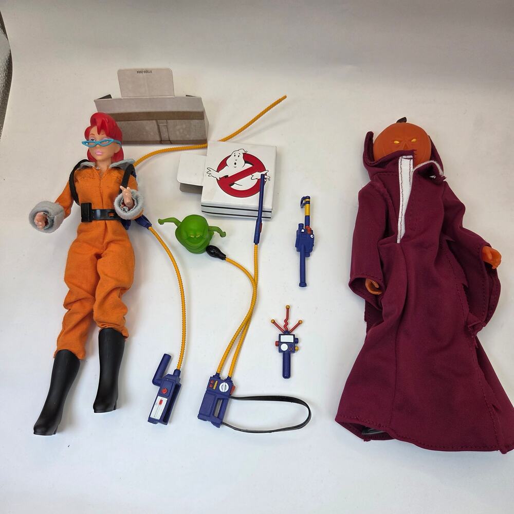 Mattel Real Ghostbusters Janine Samhain Figure Lot Slimer Accessories